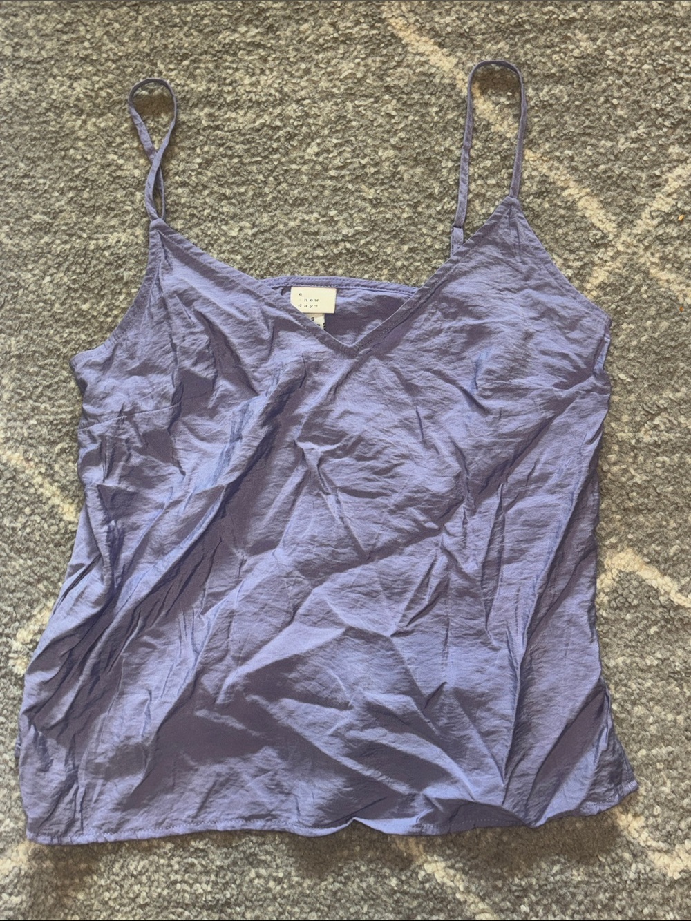 a new day Lavender V-Neck Spaghetti Strap Camisole
